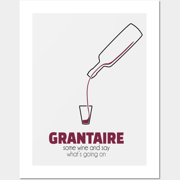 Grantaire - Some Wine Wall Art by byebyesally